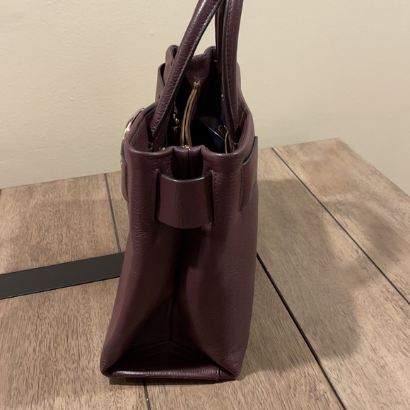 Henri Bendel handbag . Burgundy leather. - Picture 2 of 7
